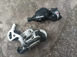 Desviador trasero vintage SRAM X9 9 9 velocidades con palanca de cambios X7 - Imagen 1 de 9