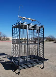 78" Parrot Bird Finch Cage Cockatiel Parakeet Ladder Iron House Pet Supply Stand - Picture 1 of 18