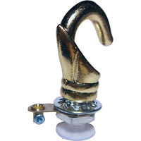 Polished Brass Bulb Holder Ceiling Lantern Hook with 10mm Female Thread 407