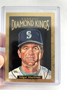 1995 Donruss Diamond Kings Edgar Martinez gold /10,000 MARINERS HOF!!!! - Picture 1 of 2