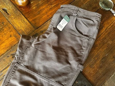 Брюки холщовые Filson Carbon Canyon 40x30 коричневые - карман для инструментов и петля молотка - Изображение 1 из 4