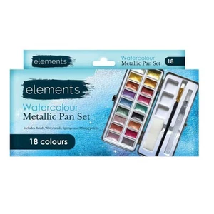 Elements Metallic Aquarell 18 Pfannen Set - Bild 1 von 1