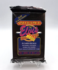 1993 The Elvis Collection 1 Factory Sealed Value Pack 25 Cards Per Pack - Picture 1 of 4