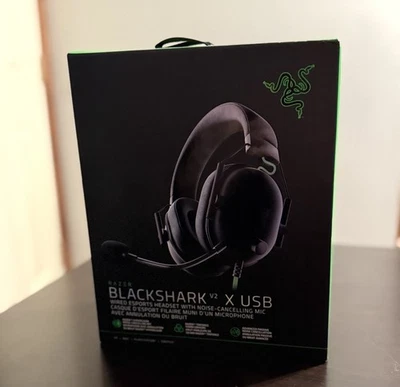 Razer Blackshark V2 X USB Wired Esports Gaming Headset with Noise Canceling Mic - Image 1 of 4