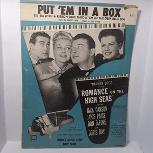 Put 'em In A Box Tie 'em With A Ribbon And Throw 'em In The Deep Blue Sea Piano - Picture 1 of 1