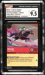 Disney Lorcana The First Chapter Mulan #118/204 CGC 9,5 2023 - Imagen 1 de 3