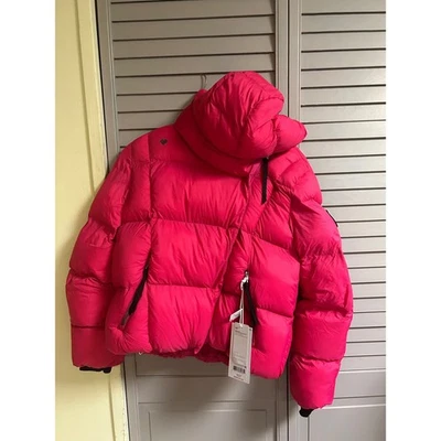 Abrigo Obermeyer Niñas Isla Puffer Chaqueta Showstopper Rosa Resistente al Agua L Foto 1 de 4