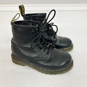 Dr Martens Doc's Junior Youth 1460 Softy T Leather Lace Up Boot Size 9 - Picture 1 of 16