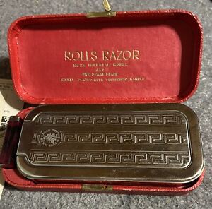 Vintage Rolls Razor Imperial No. 2 in Leatherette Red Case/paperwork Included