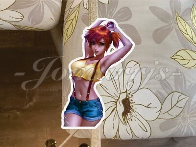 Виниловая наклейка манга Pokemon Anime Misty Kasumi цветная наклейка на заказ #b - Изображение 1 из 2