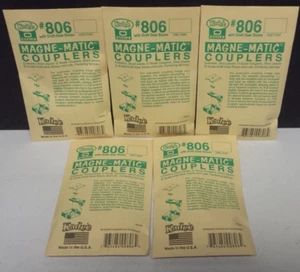 Kadee 806 Magnetic Knuckle Couplers 5 Packs / 10 Couplers Short Plastic O Scale - Picture 1 of 3
