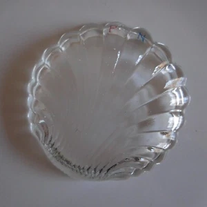 Coupelle coquillage vide-poche cendrier verre PN art déco table design XXe N4823 - Imagen 1 de 12