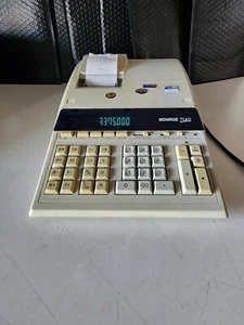 Monroe 7i40 Electronic Desktop Printing Business Calculator Model 7i40 WORKING - Picture 1 of 9