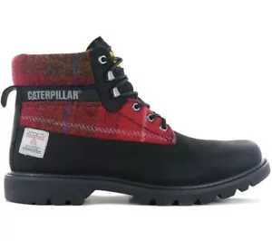 CAT Caterpillar Colorado 2.0 Harris Tweed Boots P111324 Leder Stiefel Schwarz - Bild 1 von 6