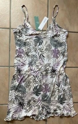 Sexy~ESPRIT~Jersey-Jumpsuit~Schlafanzug~Pyjama~40/42~tropischer Print~NEU~49,99 - Bild 1 von 4