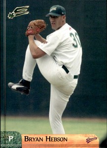 2003 Edmonton Trappers Multi-Ad #12 Bryan Hebson Phenix City Alabama AL Card