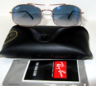 RAY BAN RB3719 92623F Rose Gold Blue Gradient Unisex 54 mm Sunglasses NWT $186