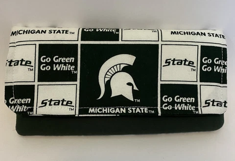 Michigan State Spartans Fabric Wallet Cover