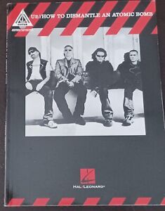 U2 "How To Dismantle An Atomic Bomb" Gitara i arkusze liryczne Książka muzyczna.