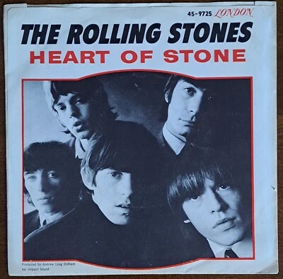 RARE! ROLLING STONES NEAR MINT+ SLEEVE &  VINYL "Heart Of Stone" '64 INCREDIBLE! - Image 1 of 4