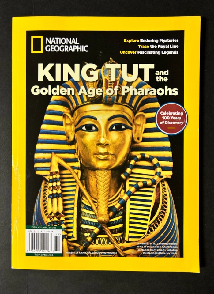 NATIONAL GEOGRAPHIC MAGAZINE King Tut And The Golden Age Of Pharaohs NEW MINT