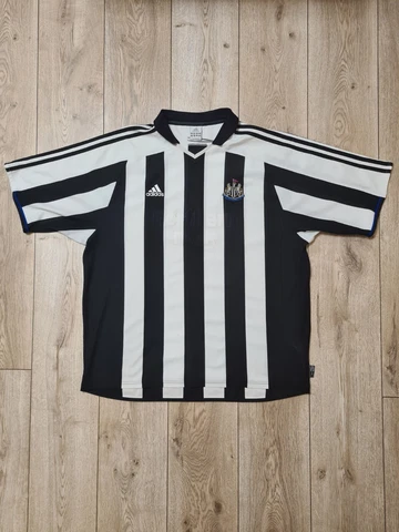 NEWCASTLE UNITED 2003 2005 HOME FOOTBALL SHIRT SOCCER JERSEY sz2XL ADIDAS Cover