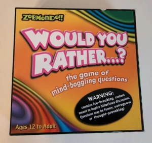 Zobmondo!! Would You Rather...? The Game of Mind-Boggling Questions Complete CIB - Picture 1 of 11