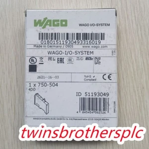 750-504 New in Box WAGO 750-504 4-Channel Digital Output PLC Module 750-504 - Picture 1 of 5