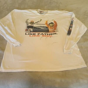 Winners Circle Mens White Extra Large Like Father Like Son Earnhardt Daytona... - Picture 1 of 7
