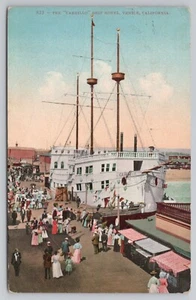 The "Cabrillo" Ship Hotel Venice California 1915 - Picture 1 of 2