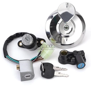 Ignition Switch Lock & Fuel Gas Cap Key Set For Honda CBT125 - Imagen 1 de 10
