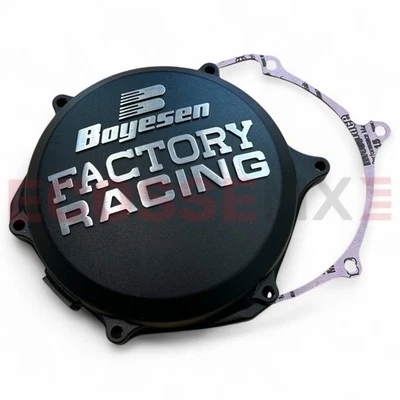 YAMAHA WR450F BOYESEN FACTORY RACING CLUTCH COVER BLACK 2024-2025 - Image 1 of 4