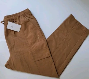 Pantalones deportivos de carga Air Jordan de algodón para hombre talla L 2XL marrón FN4539 - Imagen 1 de 8