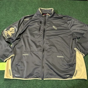 FSU Seminoles Franchise Club Jacket 4XL Black Gold Embroidered Logo NCAA - Picture 1 of 11