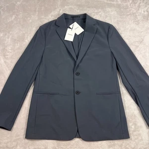 Blazer Theory Para Hombres Talla 42 Gris Clinton Basalto Precisión Ponte NUEVO $395 PRECIO DE VENTA SUGERIDO POR EL FABRICANTE - Imagen 1 de 15