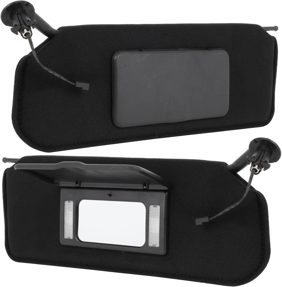 Pair Sun Visors Sun Shades Updated For 1997-2004 Corvette C5 w/ Bright LED Light Foto 1 de 4