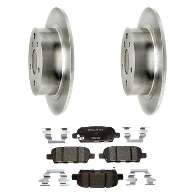 For Nissan Juke 14-17 Raybestos R-Line Plain Rear Brake Kit w Ceramic Pads Foto 1 de 4