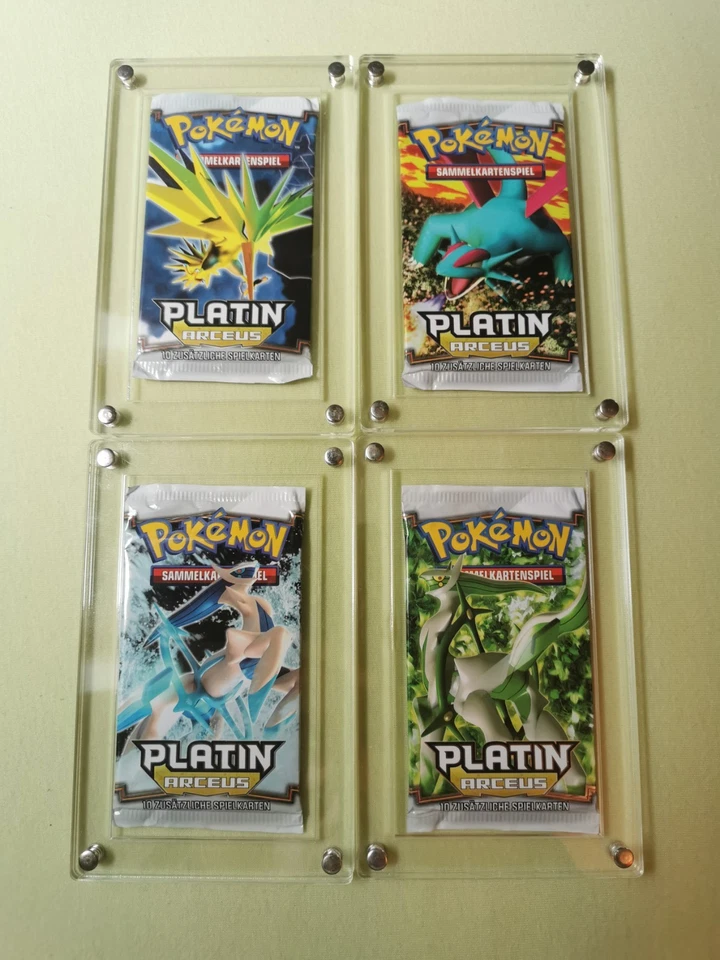 Pokémon Platin Booster Alle Artworks SEALD Deutsch Acryl-Case - Bild 1 von 2
