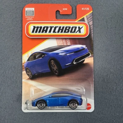 2026 Matchbox B чехол 2023 Toyota Prius Prime синий литой автомобиль 41/125 новый FSC - Изображение 1 из 4