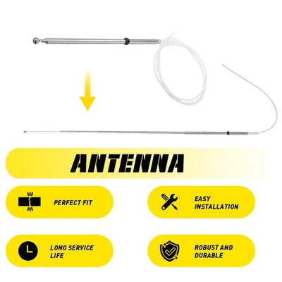 Power Aerial AM/FM Radio Antenna Mast Cable For 1998-2007 Toyota Land Cruiser - Image 1 of 4