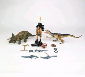 Vintage Jurassic Park 3 Dinosaur Tracking Set gear Walmart Exclusive RARE - Picture 1 of 7