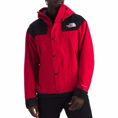 The North Face DryVent Mono Mountain Hooded Rain Jacket Red Black Size XXL NWT - Image 1 of 4