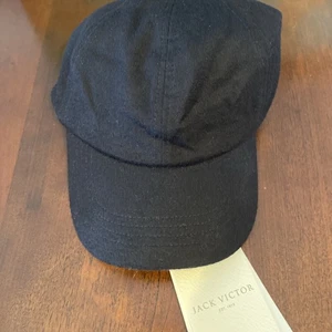 Jack Victor Baseballmütze schwarz 100 % Kaschmir verstellbar Einheitsgröße Unisex - Bild 1 von 7