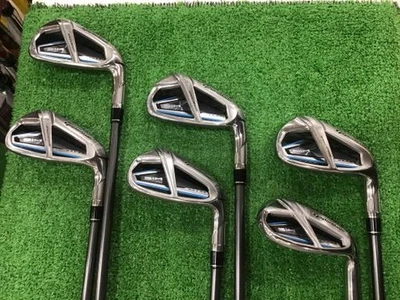 TaylorMade SIM MAX OS Iron Set 6-9,Pw,Sw 6pc Flex Regular TENSEI BLUE TM60 - Image 1 of 4