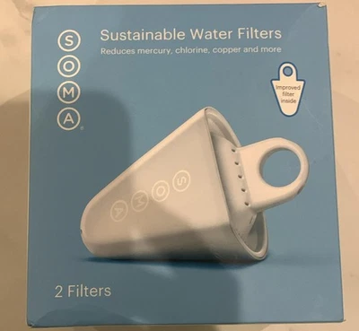 SOMA Sustainable Water Filters Replacement 2-Pack ,Openbox, Sealed Filters  - Image 1 of 3