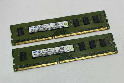 8GB (2 x 4GB) Samsung M378B5273DH0-CK0 PC3-12800U 1600MHz DDR3 Computer Memory - Image 1 of 3