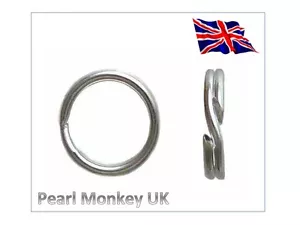 925 Sterlingsilber geteilter Ring für Charms Anhänger - Durchmesser 5 mm, 6 mm, 7 mm, 8 mm - Bild 1 von 1