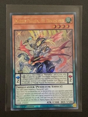 Majesty Pegasus, the Dracoslayer | DABL-EN023 | Ultra Rare | 1st Ed | YuGiOh TCG - Image 1 of 3