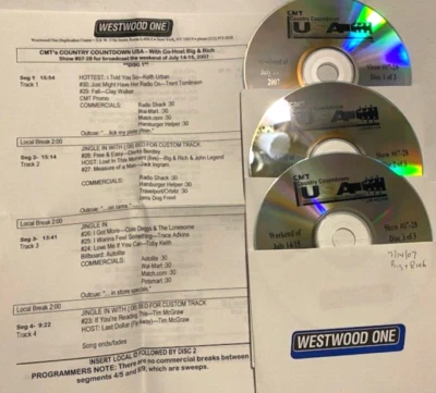 8/14/07 CMT COUNTDOWN USA CO-HOST BIG & RICH; KEITH URBAN; TRENT TOMLINSON - Image 1 of 3