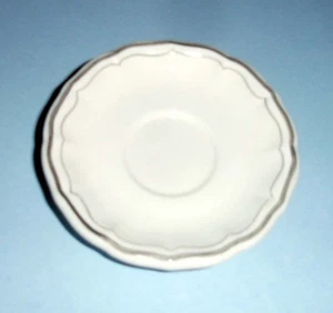 Gien Filets Taupe Tea Saucer 5.75" French Earthenware New - Picture 1 of 1